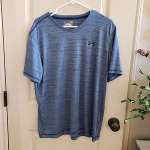 Under Armour Blue Heat Gear Size Large